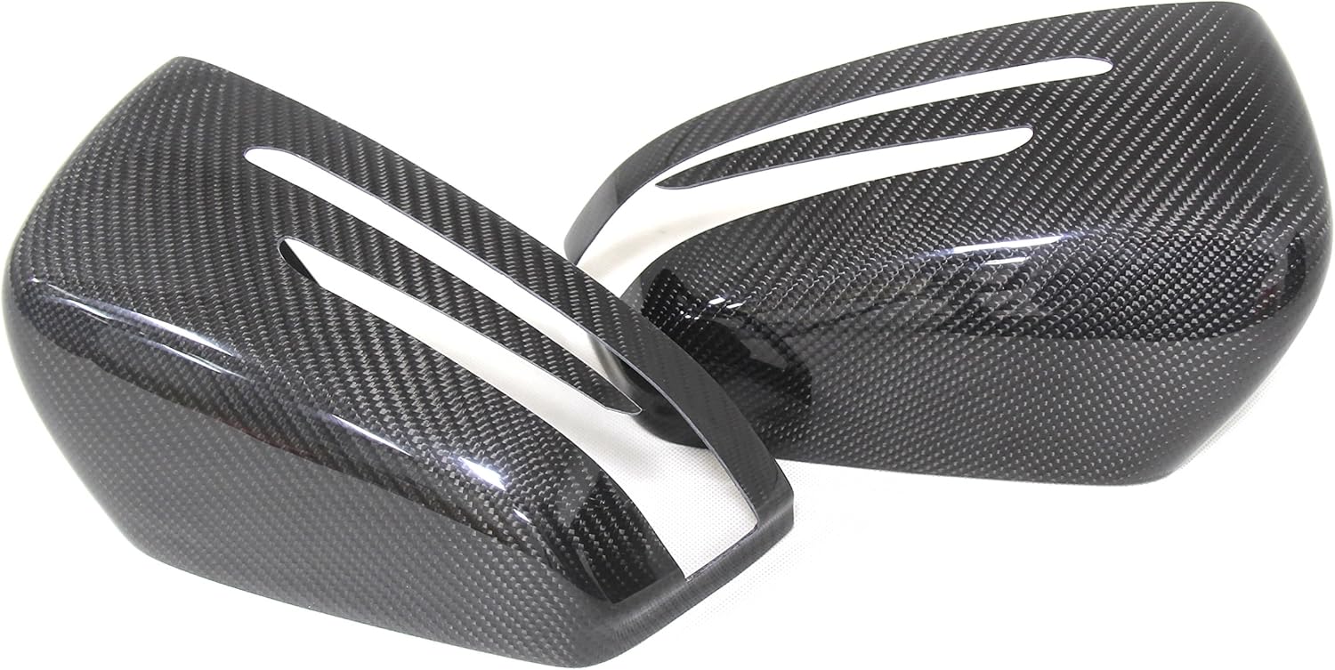 BRAND, CATEGORY, EXTERIOR MIRRORS, OLIKE, 100% Real Carbon Fiber Rear Side Mirror Cover For Mercedes Benz W204 C250 C300 C350 C63 W176 W246 W221 W212 X204 W218 A B C E S CLS GLK Class Sticker