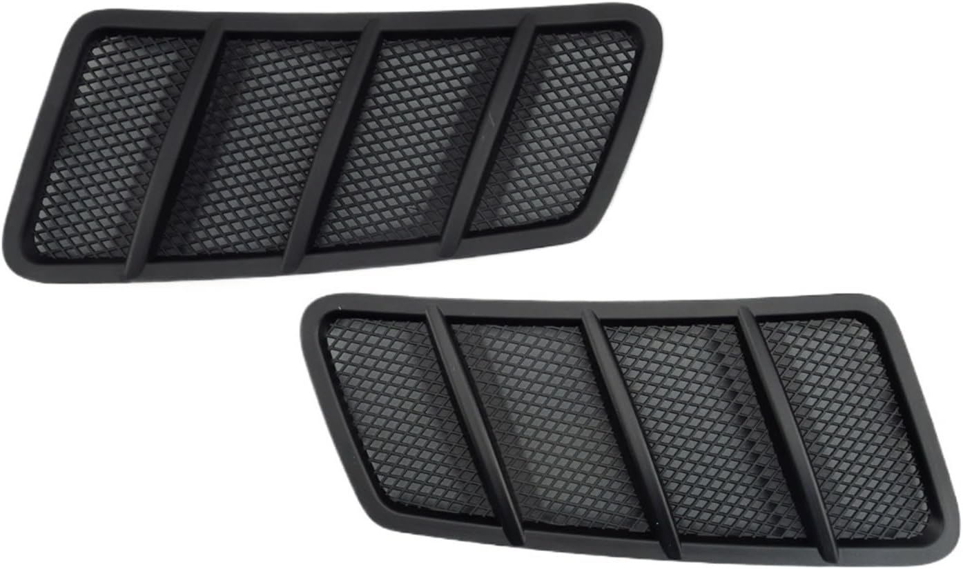 BODY KITS, BRAND, CATEGORY, GENERIC, 1668800105 1668800205 1 Pair Upper Front Hood Bonnet Grille Grill Vent Cover Trim Fit For Mercedes Benz W166 GL ML 2012-2015 ABS