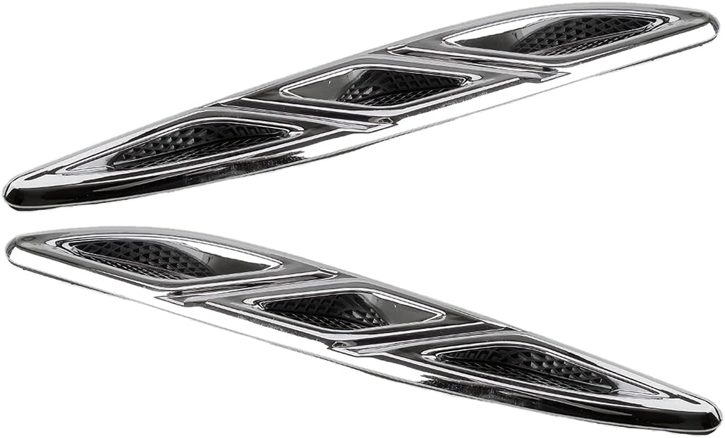 BRAND, CATEGORY, CICITREE, GRILLES, 1Pair Front Hood Engine Vent Grille Molding Trim Compatible for Buick Verano 2009-2012