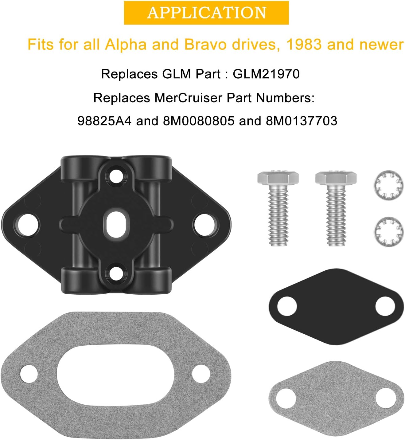 ACCESSORIES, BRAND, CATEGORY, DANTI, 21970 Trim Connector Line Kit for Mercruiser Alpha Bravo Drives Replace 98825A4 8M0080805 8M0137703