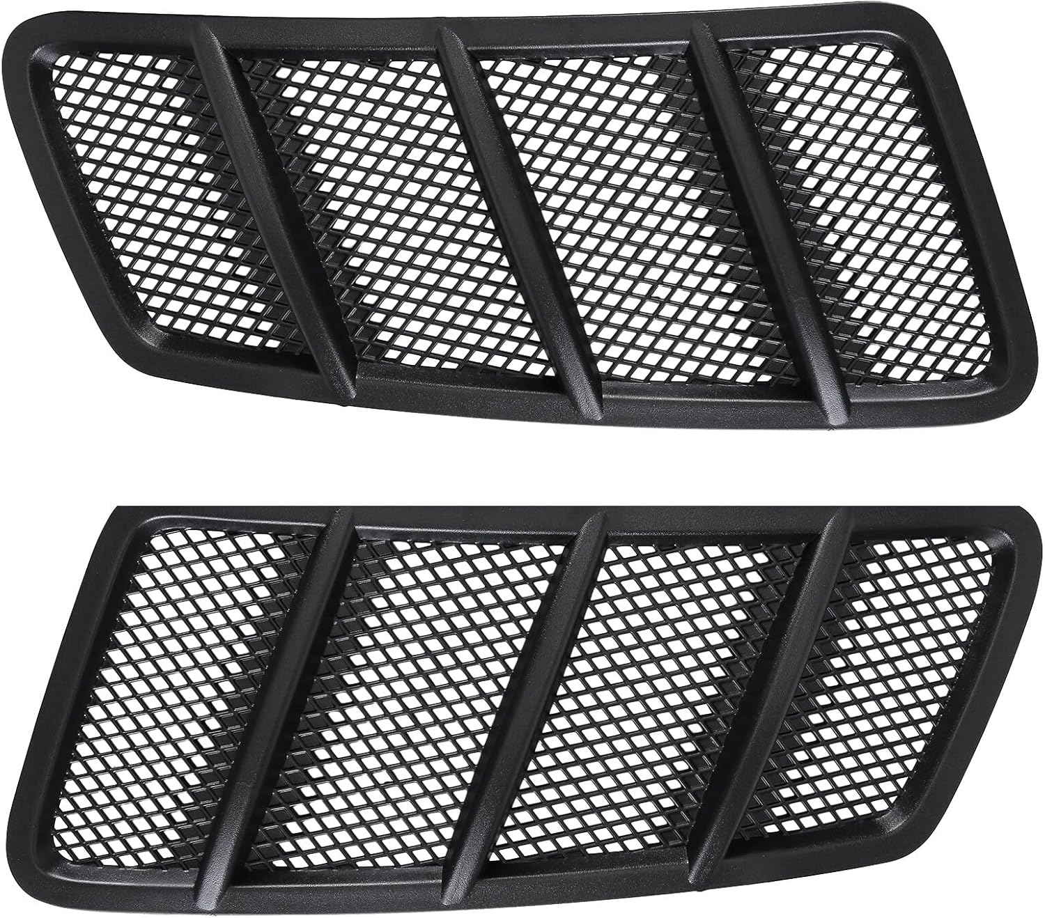 ALIKALI, BRAND, CATEGORY, GRILLES, Front Left+Right Hood Air Vent Grille Cover Compatible for Mercedes Benz 2012-2015 W166 GL350 450