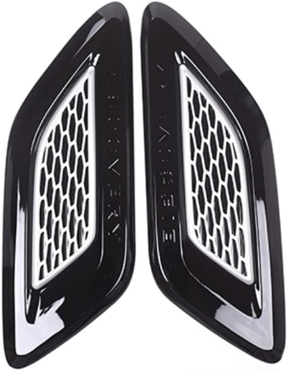 BRAND, CATEGORY, GRILLES, YIXI-PARTSWELL, 2Pcs Front Hood Grille Mesh Vent Cover Trim Fit for Discovery 5 L462 2017-2021