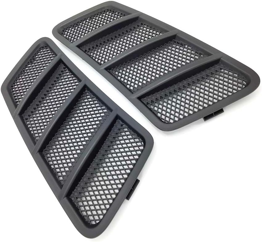 ARMRESTS, BRAND, CATEGORY, FAUFUL, 2Pcs LH & RH Hood Air Vent Grille Cover For W166 ML GL Class 12-15