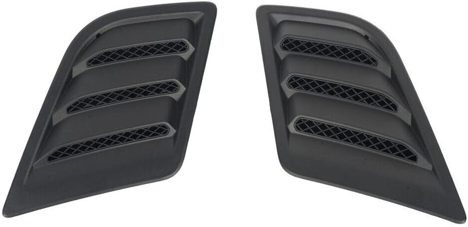 BRAND, CATEGORY, HOODS, MGPRO, 2Pcs Front Hood Bezel Vent Fits Ram 1500 3.0L/3.6L/5.7L 2020-2022 & 6.2L 2021-2022 Left & Right Black