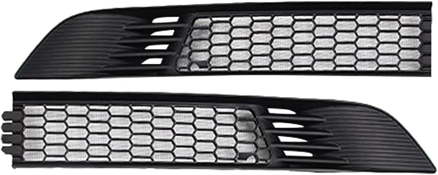 BRAND, CATEGORY, CRJUS, GRILLES, 2pcs Matte Black Car Front Bumper Hood Vent Grille Anti Insect Net Cover Protective Mesh Grill Panel,For Tesla Model 3 2017-2022