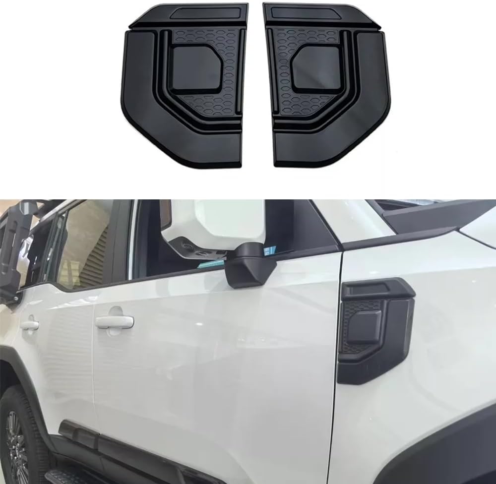 BRAND, CATEGORY, GRILLES, YHELI, 2pcs Side Fender Vent trim hood Cover Fits for Land Crusier J250 LC250 2024 2025