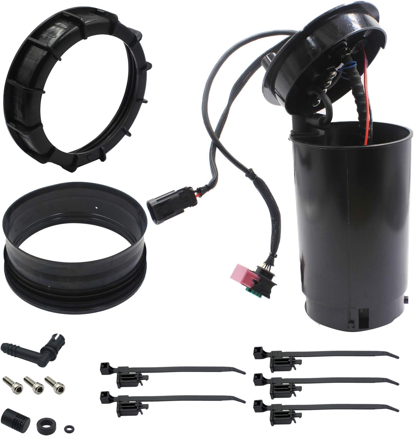 1409KMT, BRAND, CATEGORY, HEATERS, 6.6L DEF Heater/Diesel Exhaust Fluid Reservoir Heater Kit Compatible with 6.6L V8 Chevrolet Silverado/GMC Sierra 2500HD 3500HD Duramax LML LGH 2012 2013 2014 2015 2016#22872118, 904-394