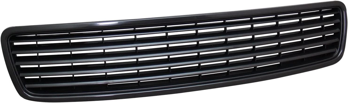 BRAND, CATEGORY, GRILLES, STEHLEN, 642167820031 Compatible With 1996-2001 Audi A4 / 2000-2002 S4 B5 Horizontal Front Hood Bumper Grille - Glossy Black