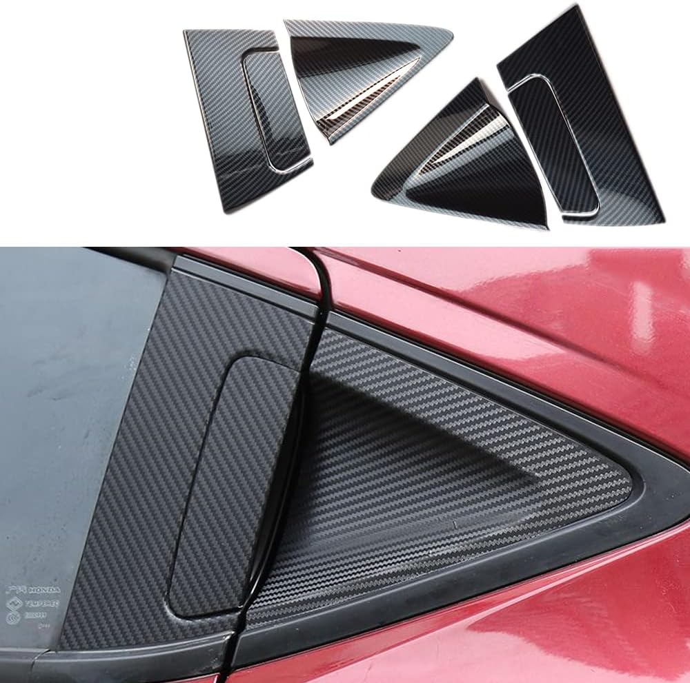 BRAND, CATEGORY, CEBAT, EXTERIOR DOOR HANDLES, 6Pcs ABS Automotive Exterior Door Handle Bowl Cover Trim Protector Outer Door Decoration Frame Trim Back Door Handle Cover Trim Accessories for Honda HRV 2016-2022（Bright Black）