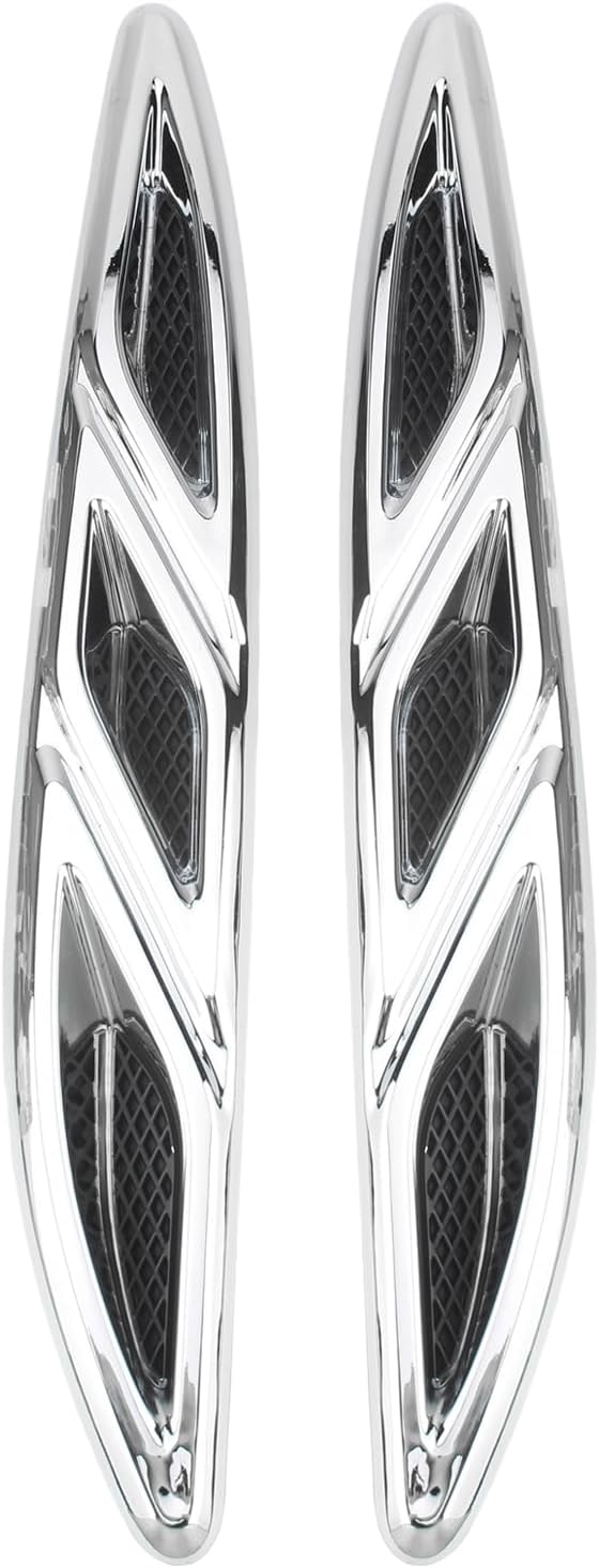 AUTOKAY, BRAND, CATEGORY, GRILLES, AUTOKAY Front Hood Engine Vent Grille Molding Trim 2Pcs for Buick Verano 2012-2016 20811309