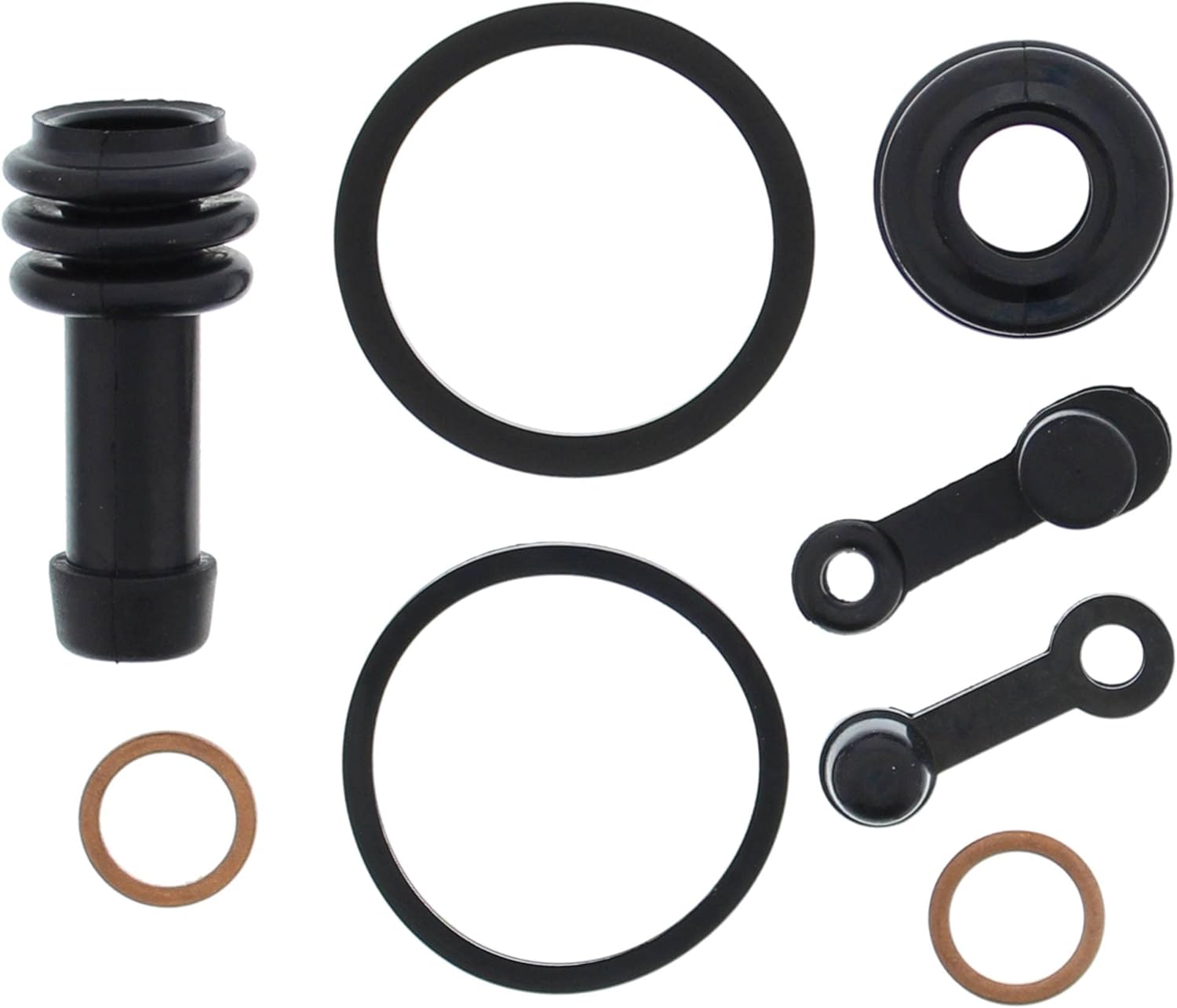 ALL BALLS, BRAND, CALIPERS, CATEGORY, All Balls Racing 18-3186 Caliper Rebuild Kit Front Compatible with/Replacement For Polaris 300 2x4 1994-1995, 400 L 4x4 1994, ACE 500, ACE 570 2018, Big Boss 250 4x6 1989-92, Big Boss 250 6x6 1991-93