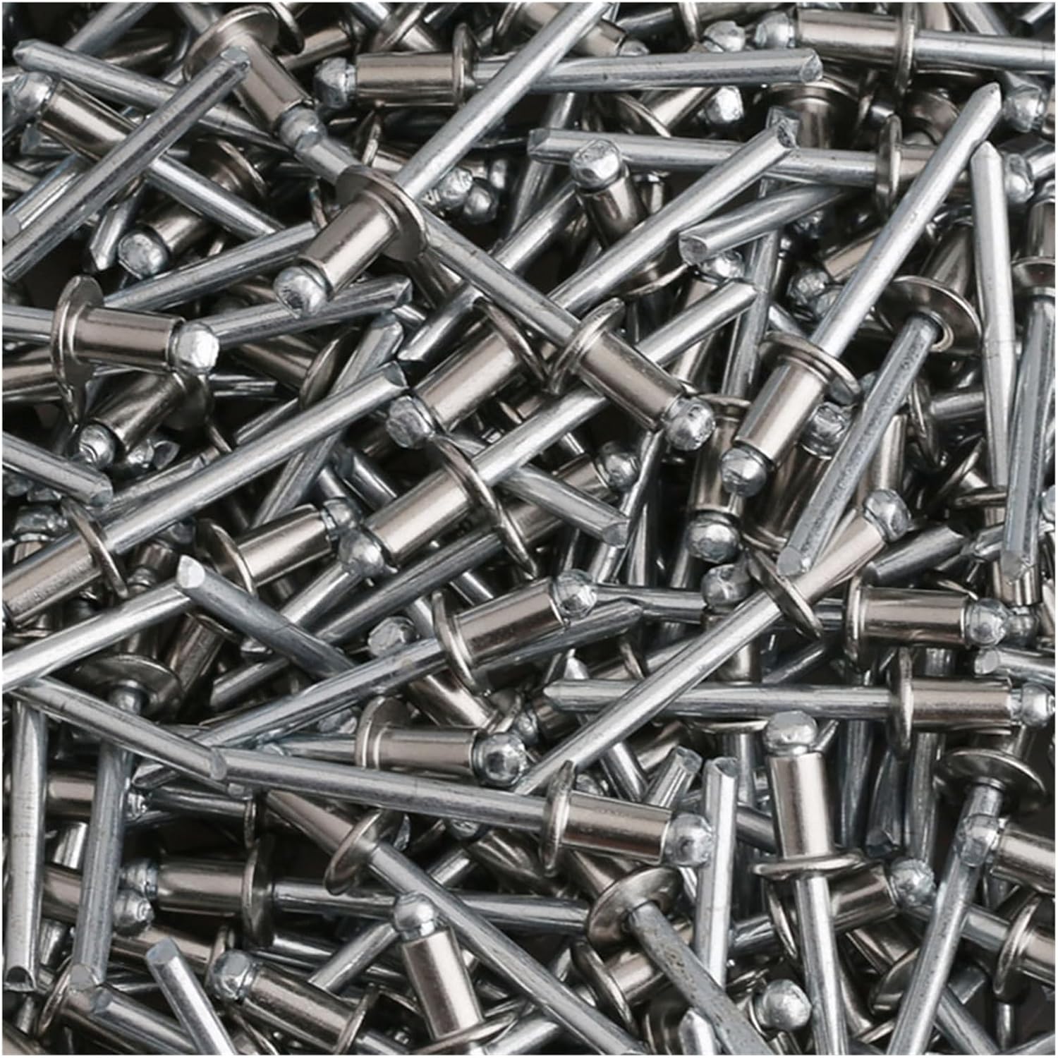 BLIND RIVETS, BRAND, CATEGORY, FENGTDRUS, Aluminum Blind Rivets,Pop Blind Rivets, 50 PCS Round Head Blind Rivets Round Break Mandrel Blind Rivets GB/T12618 M4/M5(M5X12)