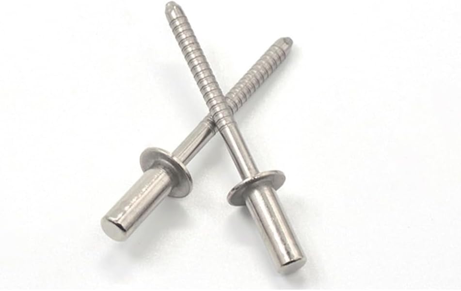 BLIND RIVETS, BRAND, CATEGORY, FENGTDRUS, Aluminum Blind Rivets,Pop Blind Rivets, Close End Rivets 304/402 Stainless Steel Hollow Rivet Rivets M3.2 4.0 4.8mm*6 8 pcs(4x8)