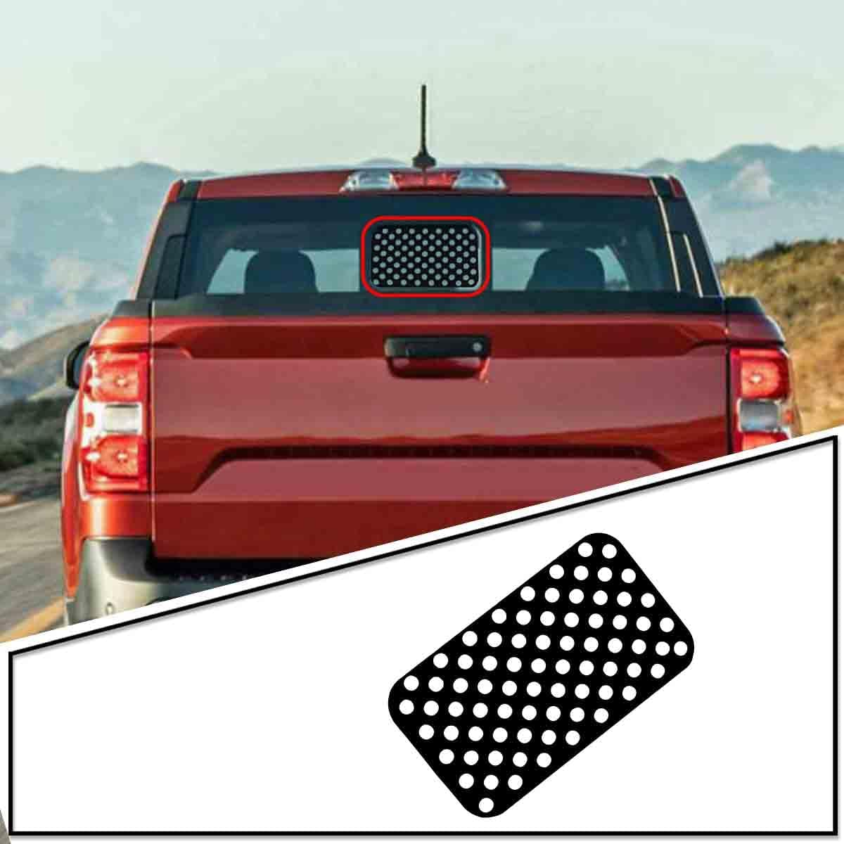 BRAND, CATEGORY, CHEAYAR, DECALS, American Flag Rear Window Decal Sticker Fit for Ford Maverick 2022, Rear Window Decals&Elevated Auto Styling - Rear Middle Window American Flag Decal 2PCS(American Flag)