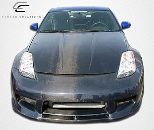 BODY KITS, BRAND, BRIGHTT, CATEGORY, BRIGHTT Compatible with/Replacement for (DFX100501ED) Carbon Fiber OEM Look Hood - 1 Piece 2003-2006 350Z Z33