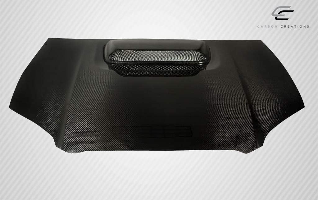 BRAND, BRIGHTT, CATEGORY, HOODS, BRIGHTT Compatible with/Replacement for (DFX100598ED) Carbon Fiber STI Look Hood - 1 Piece 2004-2005 Impreza WRX STI