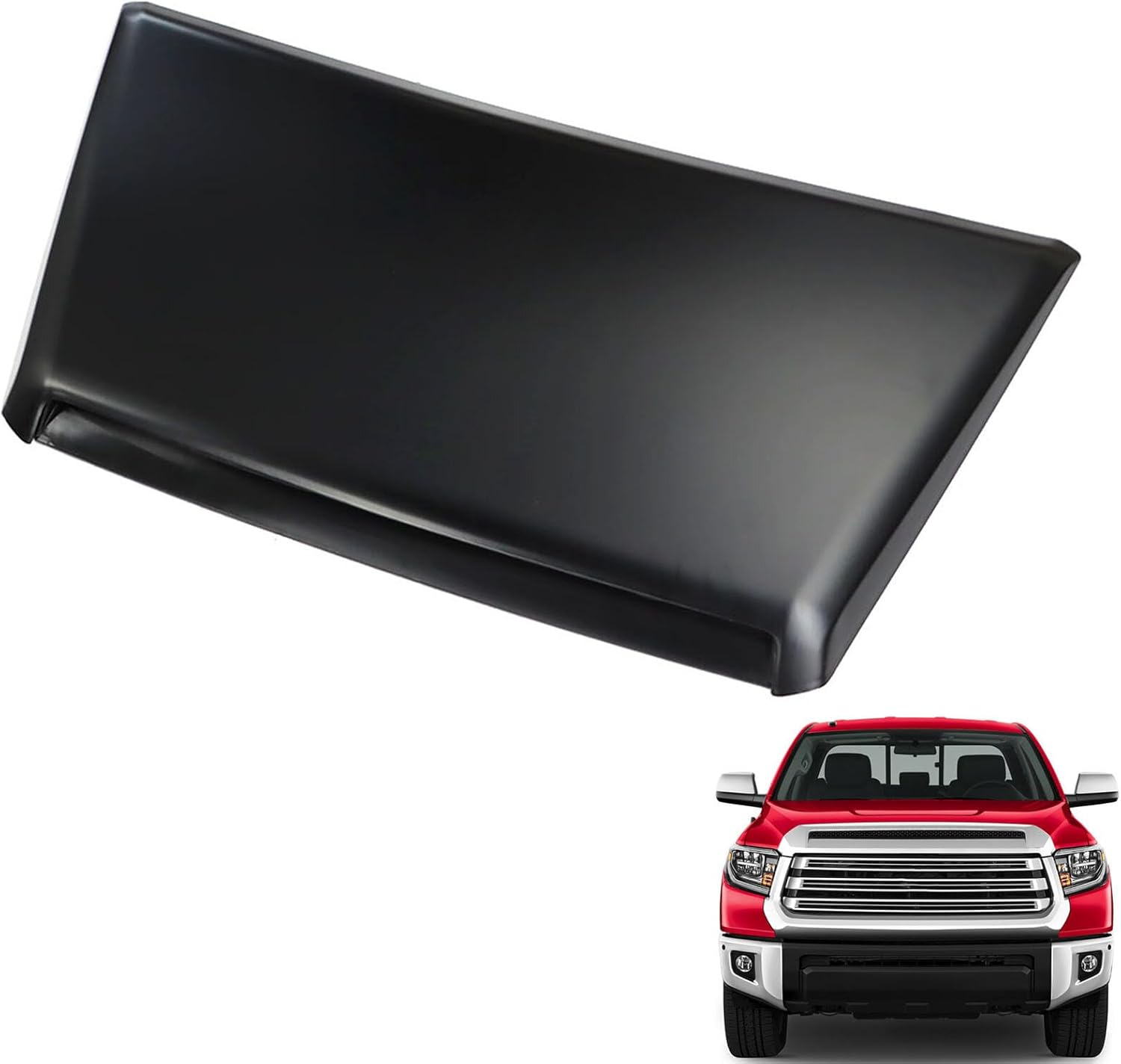 ANTUKO, BRAND, CATEGORY, HOOD SCOOPS, Black Hood Scoop Vent Bulge Front Upper Replacement for 2014-2021 Tundra 7618134900 76183-34010