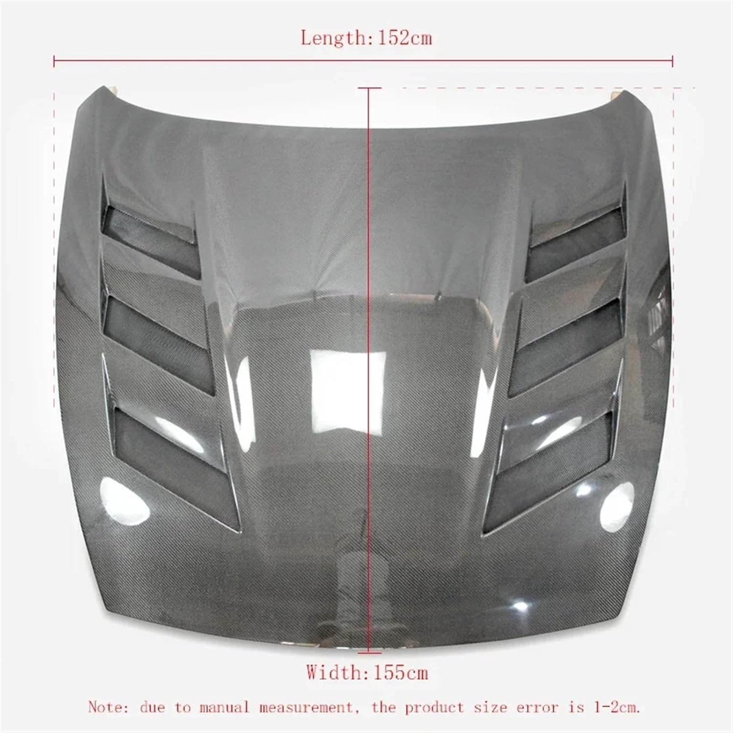 BRAND, CATEGORY, HOOD SCOOPS, TKNSHYDW, Car Accessories Compatible For Nissan 09 Onwards 370Z Z34 AMS Style Vented Carbon Fiber Hood Glossy Finish Bonnet Cover Racing Tuning Part