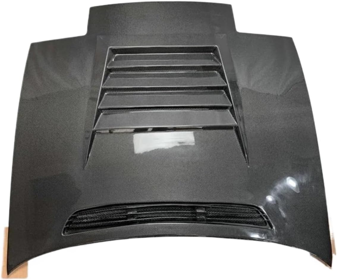 BRAND, CATEGORY, HOOD SCOOPS, TKNSHYDW, Car Accessories Compatible For Nissan 180SX S13 Dmax Style Carbon Fiber Hood Glossy Finish Bonnet Cover DM Tuning Vented Body Kit Trim Part