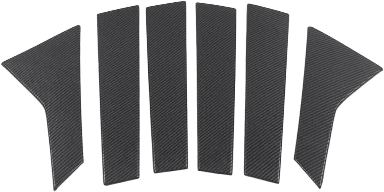 BRAND, CATEGORY, TUBAIZAI, WINDOW, Car Accessories Compatible with Honda Civic Sedan 11th GEN 2024 2023 2022, Window Pillar Post Trims Cover Exterior Decorative Strip Cover Molding Trims ABS 6PCS(Glossy Black Style)