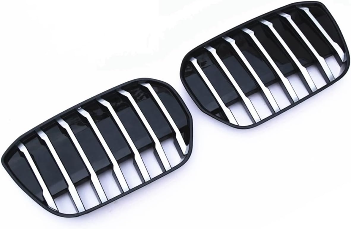 BRAND, CATEGORY, DFKAHF, GRILLES, Car Bumper Hood Mesh Air Vent Radiator Cover Grid Body Kit Car Racing Grilles Front Kidney Grille Compatible For BMW IX3 2022