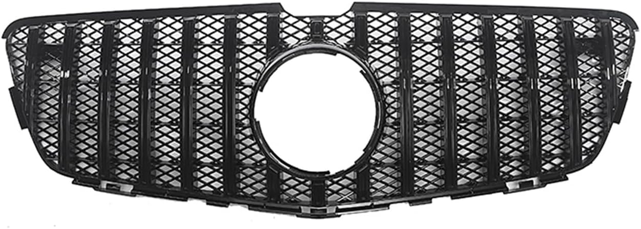 BRAND, CATEGORY, GLIGET, GRILLES, Car Front Grille Grill Upper Replacement Bumper Vent ABS Hood Mesh Auto Part Compatible For Mercedes-Benz R-Class W251 2011-2017 R350 (Color : Black)