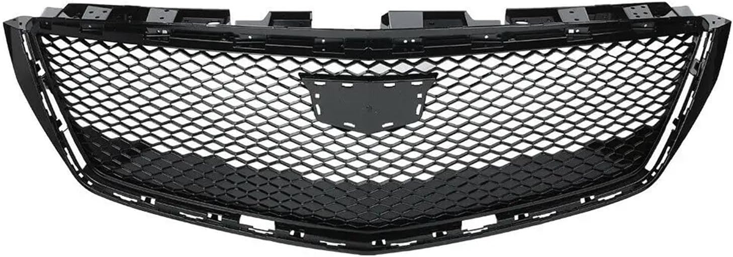 BRAND, CATEGORY, GRILLES, HXYAIEOGD, Car Front Grille Racing Grill Replacement Upper Bumper Hood Vent Mesh Grid Auto Kit Compatible With Cadillac XTS 2018-2020 Honeycomb Style