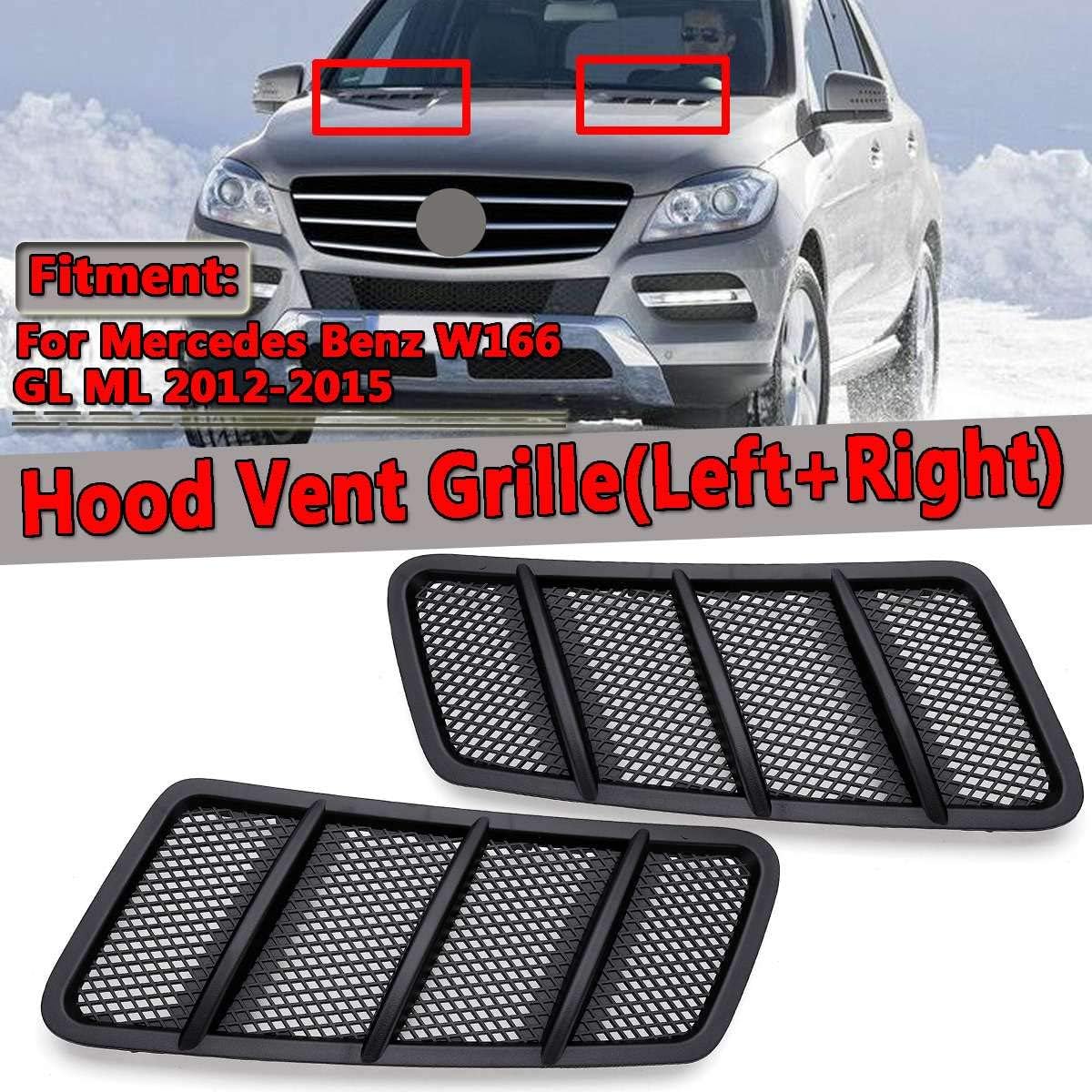 BRAND, CATEGORY, DYBANP, GRILLES, Car front grille,For Mercedes Benz W166 GL GL350 GL450 GL550 ML ML350 ML550 2012-2015,Car Vent Grille Intake Hood