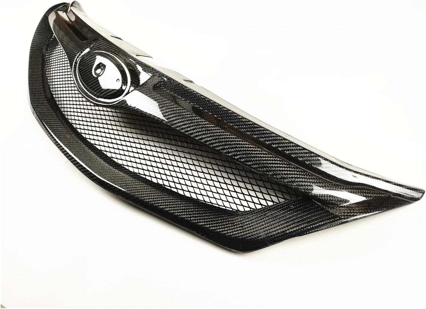 BRAND, CATEGORY, GRILLES, HUYUQI, Racing Grill Front Grille Compatible For Subaru Impreza WRX STi 2008-2011 Carbon Fiber Upper Bumper Hood Vent Mesh Car Body Kit Grid