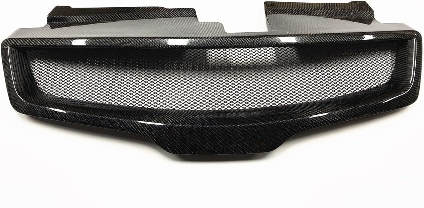 BRAND, CATEGORY, GRILLES, HATAP, Carbon Fiber Front Grille Racing Grills Car Bumper Vent Hood Mesh Grid Fit for Nissan Altima 4 Door 2007-2009 Automobile Replacement Parts