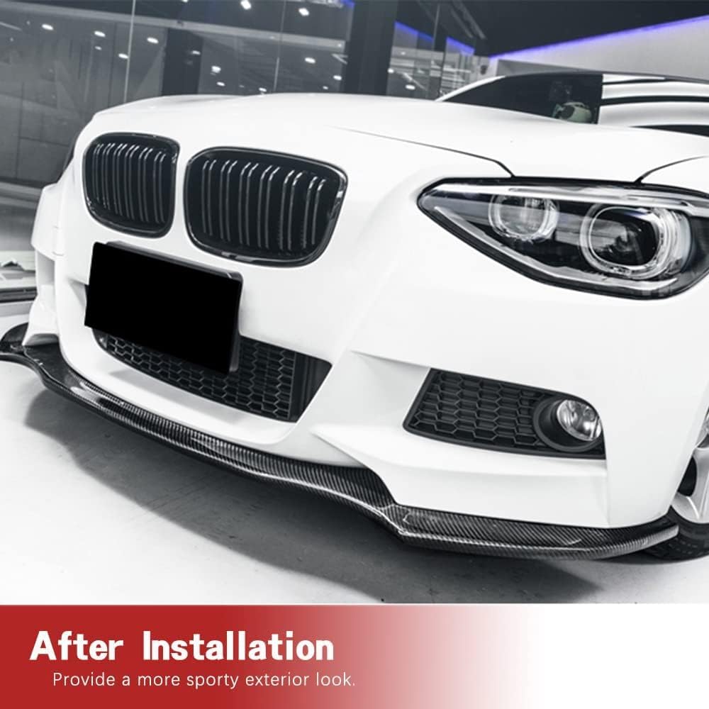 BRAND, CATEGORY, GRILLES, JC SPORTLINE, Carbon Fiber Front Hood Kidney Grill for BMW 1 Series F20 F21 2012-2014 116i 118i 120i 125i 135i Front Bumper Grille Factory Outlet