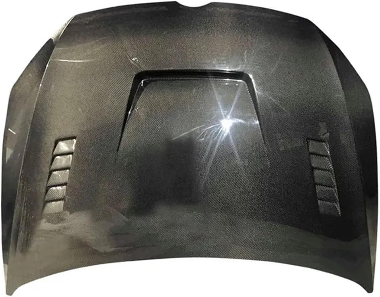 BRAND, CATEGORY, HOODS, QKGHMKL, Carbon Fiber Vented Front Engine Hood Covers Bonnet Compatible for Golf Mk7 7.5