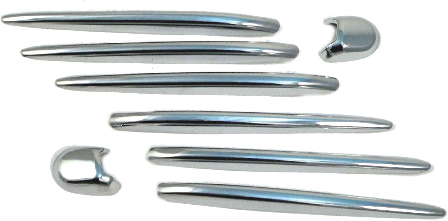 ATEX, BRAND, CATEGORY, HOOD VENTS, Chrome Hood Vent Fin+Nozzle Cover Trim For Mercedes Benz W164 X164 ML350