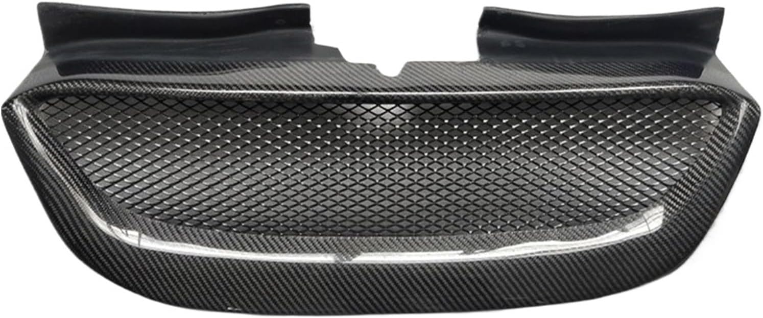 BRAND, CATEGORY, GRILLES, IALQXYCX, Compatible For Hyundai Genesis Coupe 2008-2012 Front Grille+Fog Light Cover Grill Carbon Fiber Bumper Hood Mesh Lamp Air Intake Vent Frame