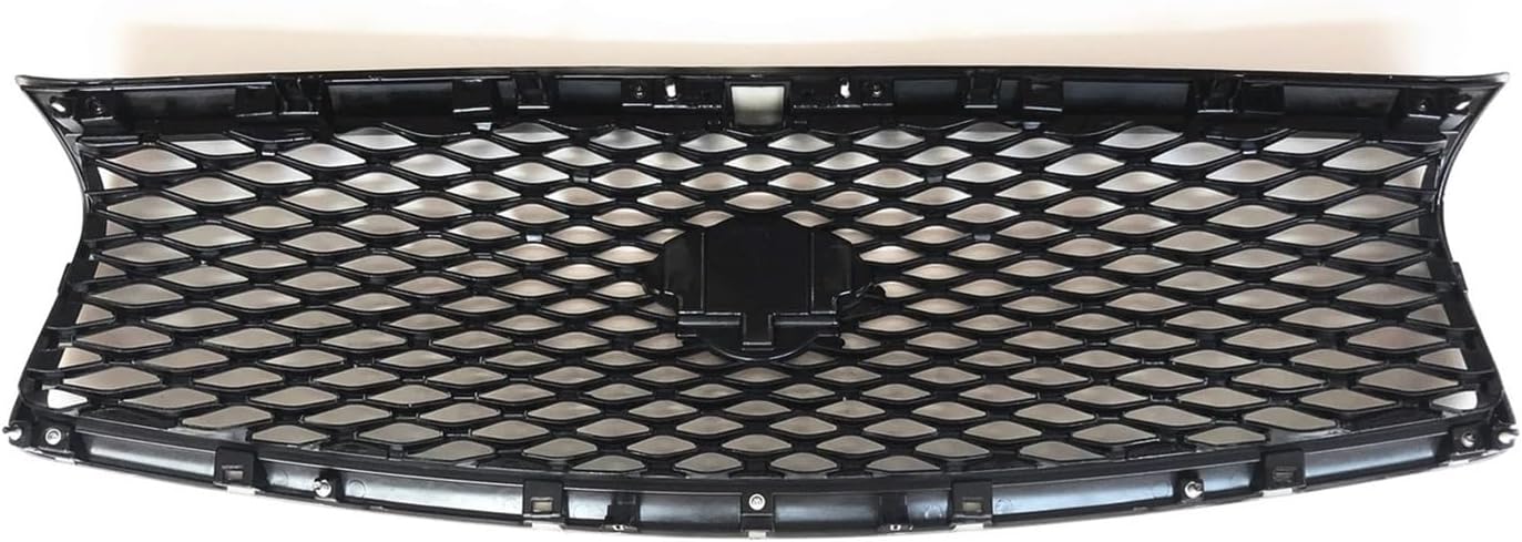 BRAND, CATEGORY, GRILLES, YTTGHGHF, Compatible For Infiniti Q50 2014-2017 Sport Front Upper Grille+Lower Grill+Fog Light Cover Frame Car Body Kit Hood Mesh Side Air Vent Trim, Glossy Black, junjun9311 mall