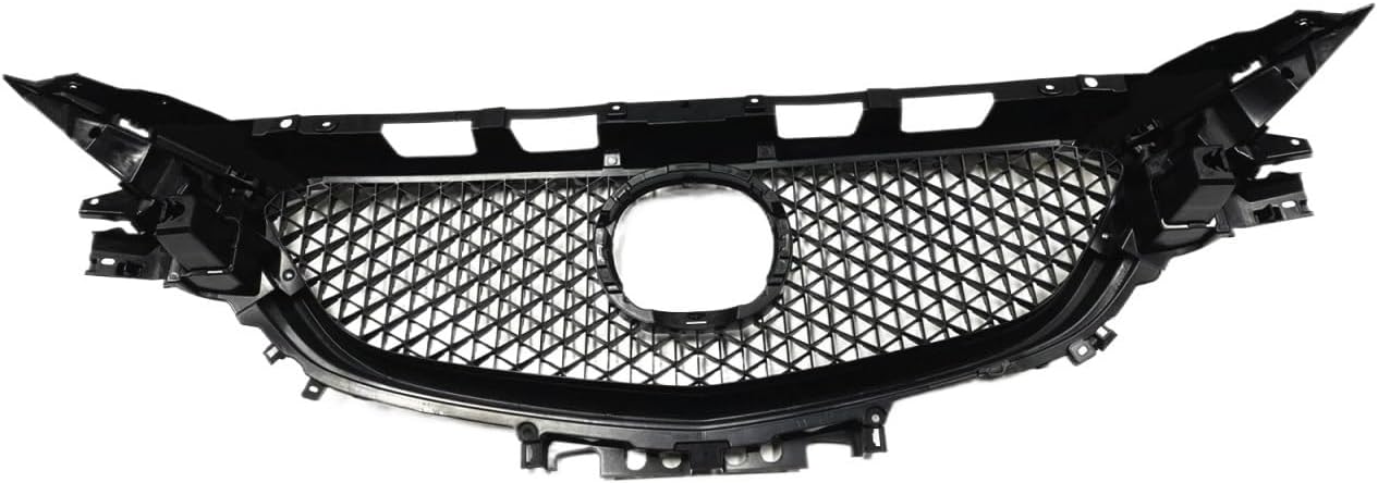 BRAND, CATEGORY, GRILLES, SUXJNMD, Compatible For Mazda 6 Atenza 2017.7-2018 Front Grille Mazda6 Racing Grill Black Replacement Car Upper Bumper Hood Vent Mesh Body Kit Grid