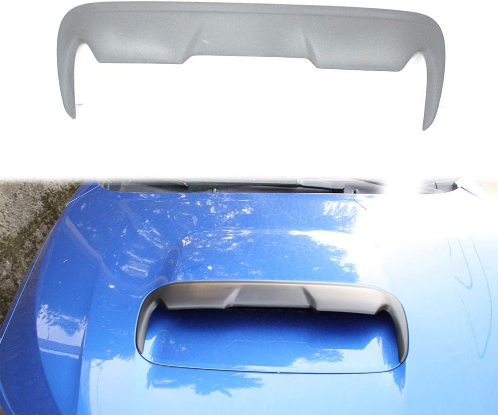 AUTOPARTSTW, BRAND, CATEGORY, HOODS, Compatible with 2015-2021 WRX STI Sedan & 15-19 Levorg Wagon Front Hood Bonnet Scoop Vent DTO Style Unpainted