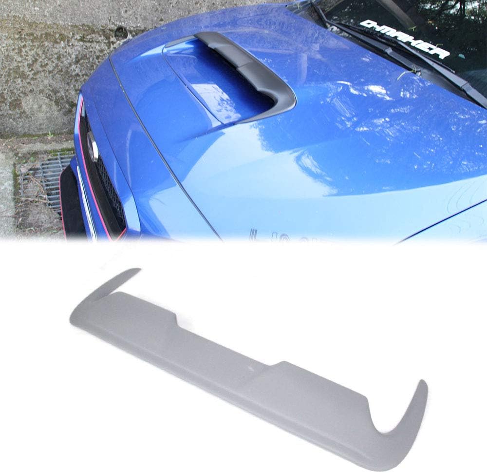 AUTOPARTSTW, BRAND, CATEGORY, HOOD SCOOPS, Compatible with 2015-2021 WRX STI Sedan Levorg Wagon Front Hood Bonnet Scoop Vent DTO Style Painted