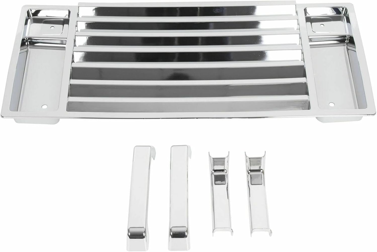 BRAND, CATEGORY, HOODS, VIRAZE, Compatible with Base Luxury Edition Hood Deck Vent Panel Handle Covers Trim ABS Chrome GNT56215257