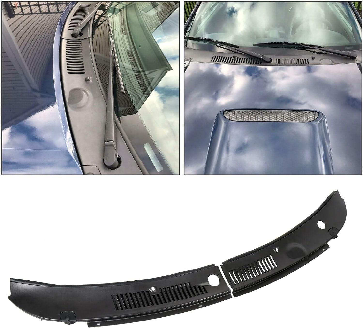 BRAND, CATEGORY, GRILLES, TYMMC, SYCT Compatible with Improved Windshield Wiper Cowl Vent Grille Panel Hood 000490,Support for adaptive queries,Easy to install