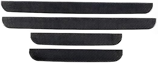 BRAND, CATEGORY, DOOR ENTRY GUARD, ERIDANUS, ERIDANUS Auto Accessories Fit for Ford F150 2014 2013 2012 2011 2010 2009 Outside Door Sill Threshold Scuff Plate Trim (Carbon Fiber Style A) ABS 4PCS