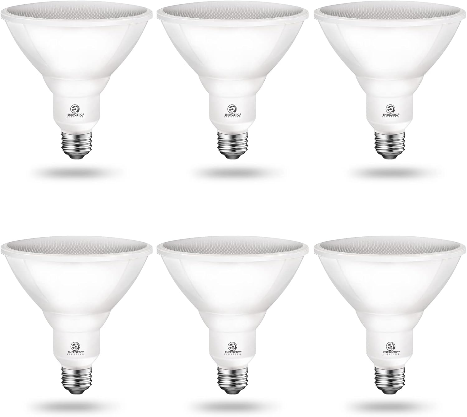 BRAND, CATEGORY, E ENERGETIC LIGHTING, LED BULBS, Energetic 1250LM Outdoor Par38 Led Flood Light Bulb,13.5W=100W,Dimmable, 5000K Daylight,E26 Base, Waterproof Led Spotlight Bulb, UL Listed (6 Pack)