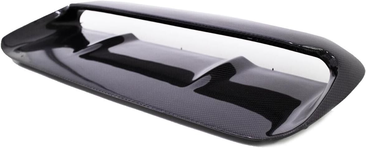 BRAND, CATEGORY, GAZOZ PERFORMANCE, HOOD SCOOPS, Exterior Accessories - Carbon Fiber Hood Bonnet Scoop Aero W/Fins Compatible With 2015-2021 SUBARU WRX STI VA - Replacement