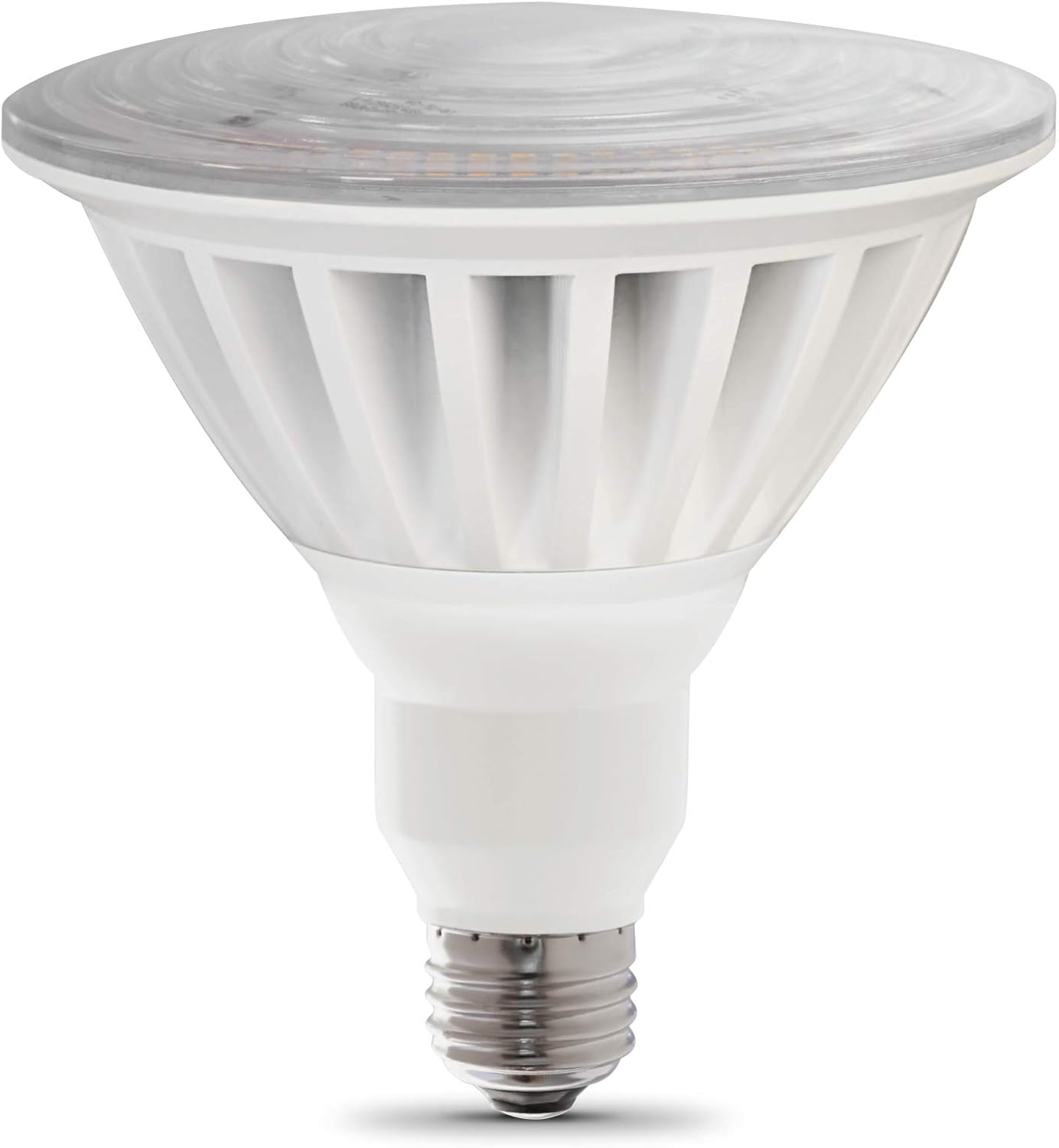 BRAND, CATEGORY, FEIT ELECTRIC, LED BULBS, Feit Electric PAR38 LED Light Bulb, 325W Equivalent, Outdoor Flood Light Bulb, Non Dimmable, 13 Year Life, 5000 Lumens, 5000k Daylight, E26 Base, Damp Rated, High Lumen, PAR38/5000/5K/LED