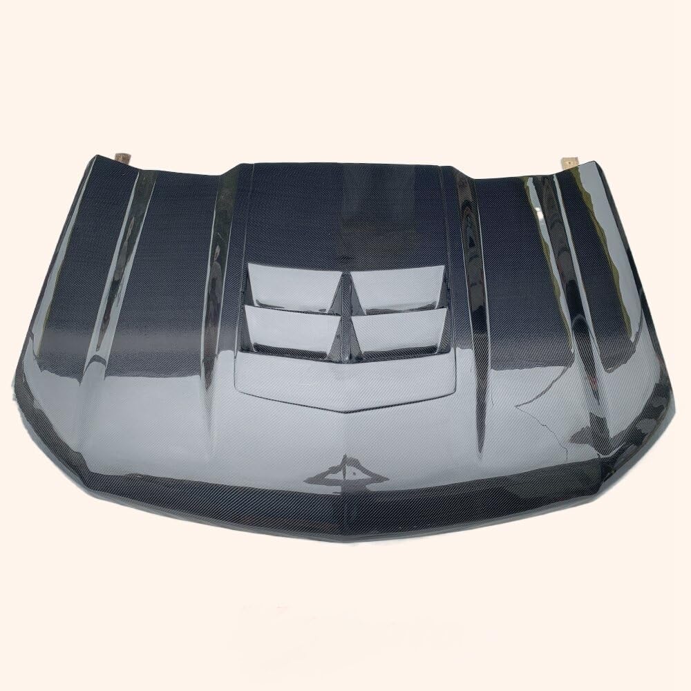 BRAND, CATEGORY, HOODS, KAZENTO, For Chevrolet Camaro 1998-2002 KZ Style Carbon Fiber Front Bumper Hood Bonnet