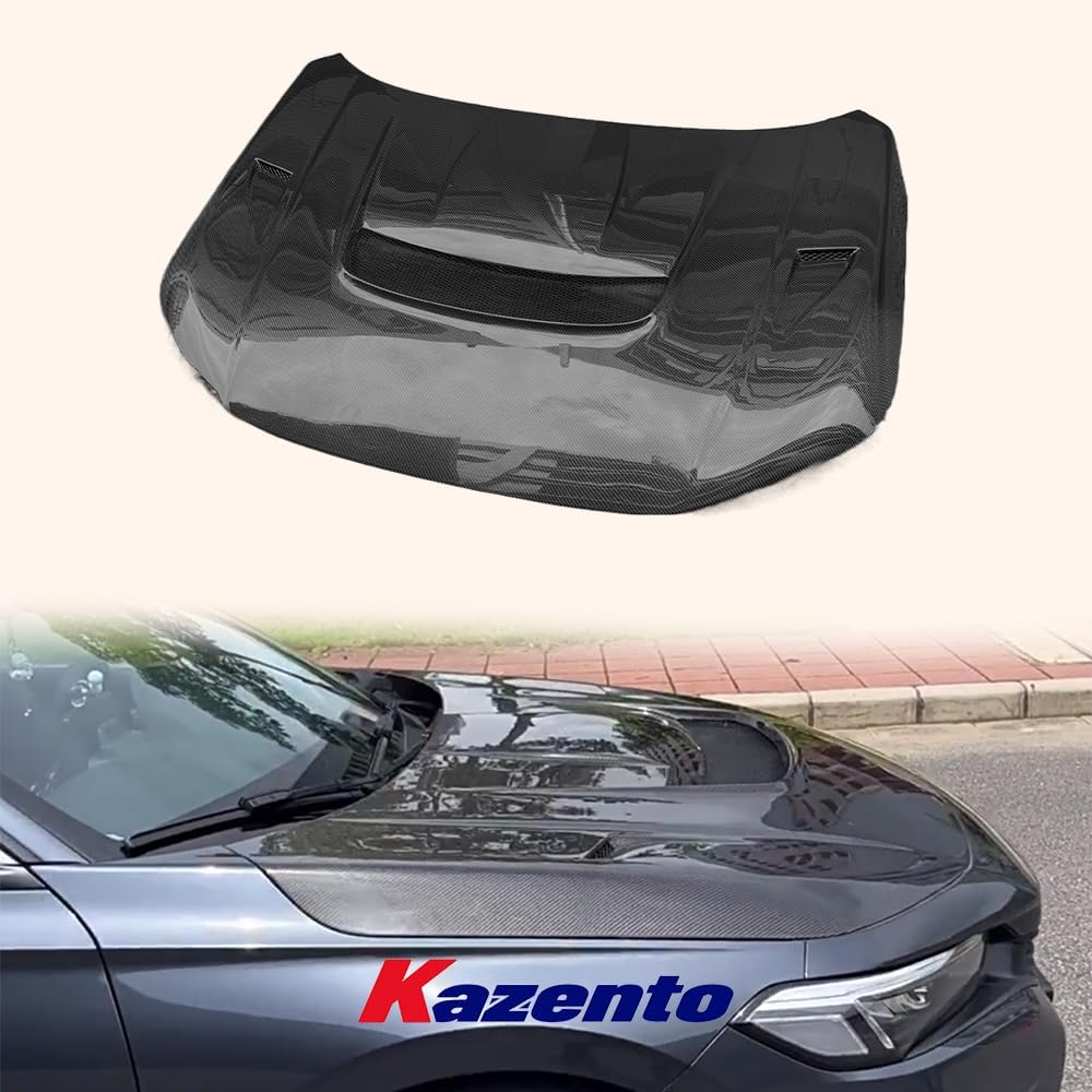 BRAND, CATEGORY, HOODS, KAZENTO, For Honda Civic 11th 2022+ FL1 FE1 VS Style Vented Cooling Carbon Hood Bonnet