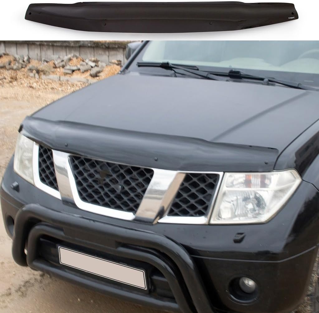 BODY, BRAND, CATEGORY, OTHERKC STORE, For Nissan Pathfinder 2005 2006 2007 2008 2009 2010 2011 2012 2013 2014 Bonnet Protector Guard Front Bug Shield Hood Deflector Hood Stone Hood Shields Piano Black