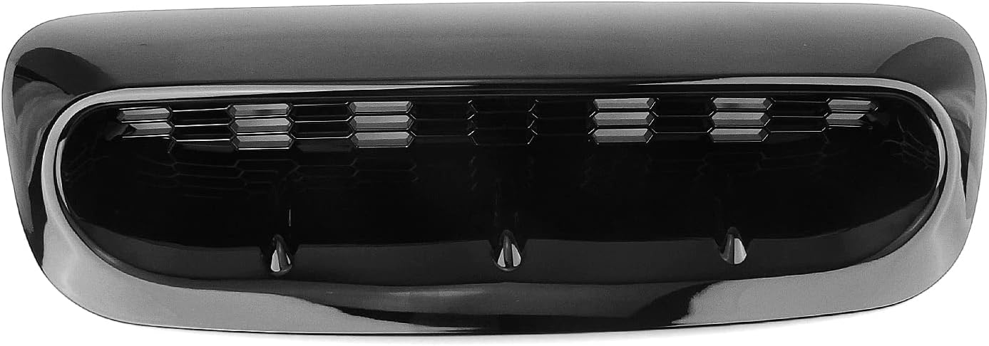 BRAND, CATEGORY, HOOD SCOOPS, KUBYMOTO, Front Air Hood Bonnet Scoop Vent For Mini Cooper S R56 2007-14 2008 Gloss Black