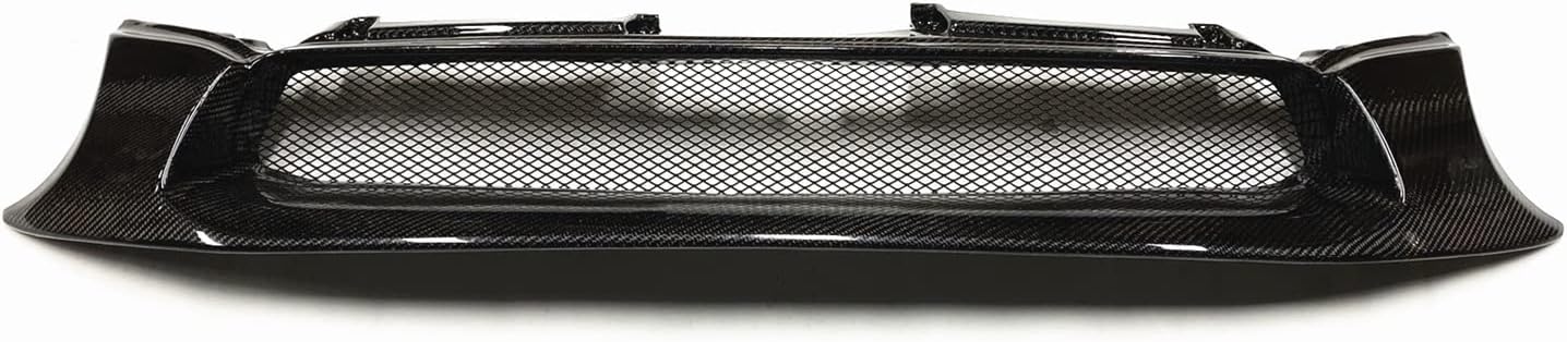 BRAND, CATEGORY, GRILLES, HUANGTABR, Front Bumper Grille Cover Gill Hood Upper Mesh Grid Air Outlet Vent Bonnet Compatible For Subaru JDM Impreza 2002-2003(Carbon Fiber)