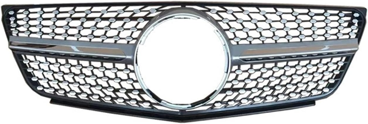 BEYKON, BRAND, CATEGORY, GRILLES, Front Grill Center Hood Modified Grille Vent Bumper Compatible With Mercedes-Benz W245 B-Class B150 B160 B170 180 B200 2009-2011 (Color : Diamond Black)